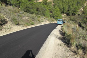 Alcantara to Arc - all new road!