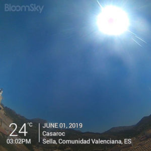 Sella weather: Casaroc webcam Sella, Costa Blanca, June 1st 2019