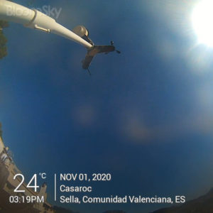 Sella weather records November 1st 2020 Casaroc webcam, Sella Costa Blanca