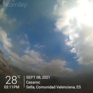 Sella weather records September 8th 2021 Casaroc webcam, Sella Costa Blanca